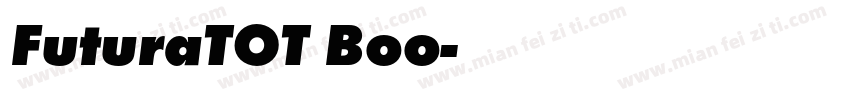 FuturaTOT Boo字体转换